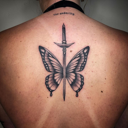 Tattoos - Dayton Smith Butterfly - 143788